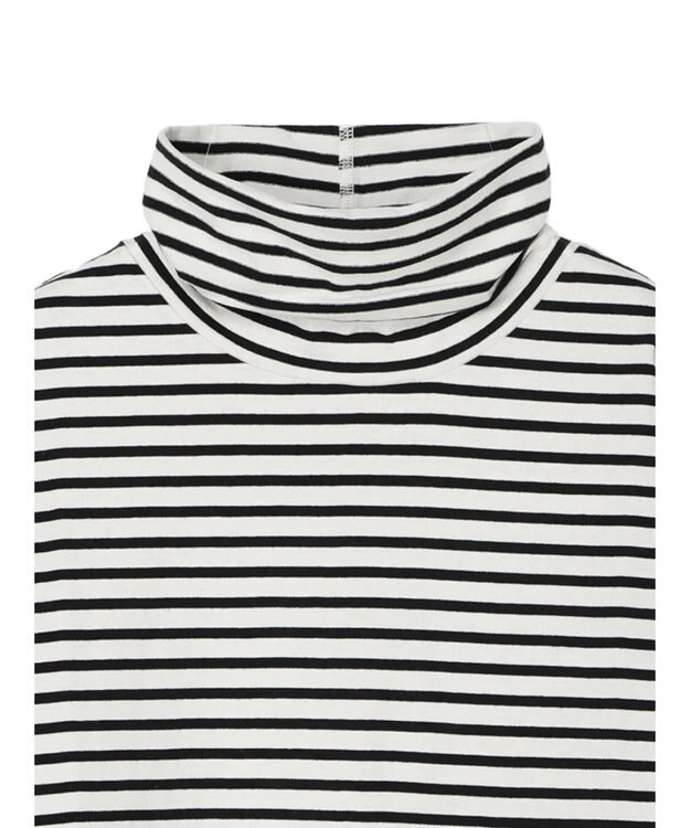 Green Parks タートルボーダーカットプルオーバー Off White