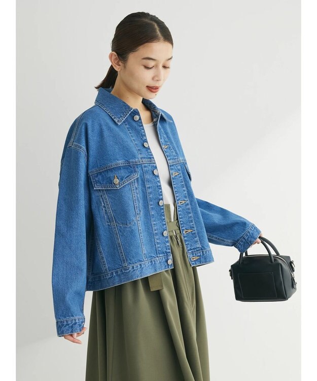 Green Parks ショート丈デニムジャケット Indigo