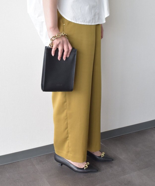 INTER-CHAUSSURES 【RIPANI】チェーンハンドルミニショルダーバッグ ブラック