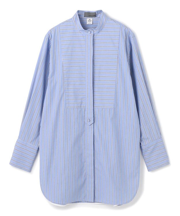 uncrave THOMAS MASON ドレスシャツ ブルーストライプ