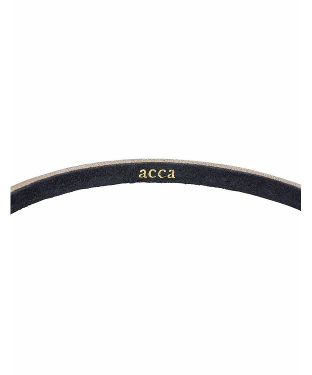 ACCA パールスタッズカチューシャ ブラックベージュ