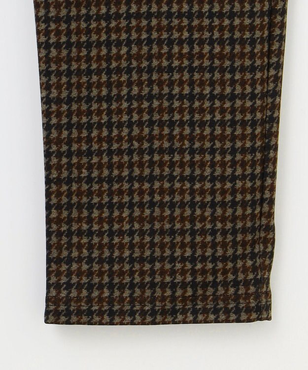 23区GOLF 【WOMEN】ガンクラブチェックテーパードパンツ ダークブラウン系3