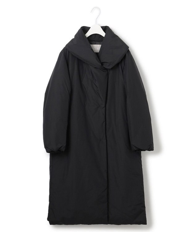 ICB L ADSダウン ショールカラーコート ブラック系