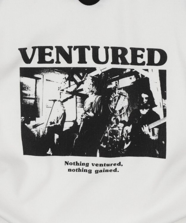 WEGO キーネックサイドレースアップちびT 柄1