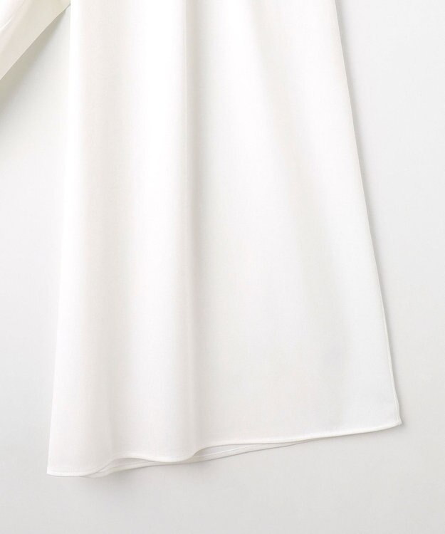 J.PRESS LADIES 【WEB限定カラーあり・洗える】トリコットジャージー フレアーパンツ ホワイト系