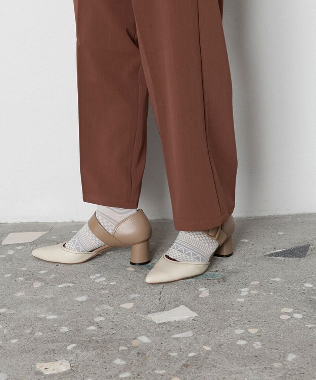 TRICOTE バンピーノルディックソックス 80IVORY