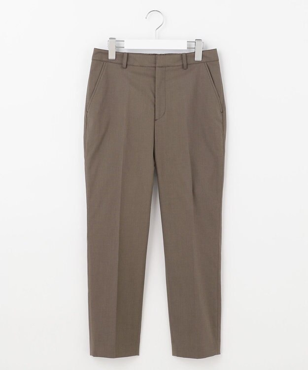 J.PRESS LADIES 【洗える・撥水・防汚】コットンFITTYシャーク テーパード パンツ ブラウン系