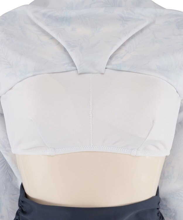 San-ai Resort（三愛水着楽園） プリントワンピ見えビキニ　9M・11L　【San-ai Resort（サンアイリゾート）】 ブルー