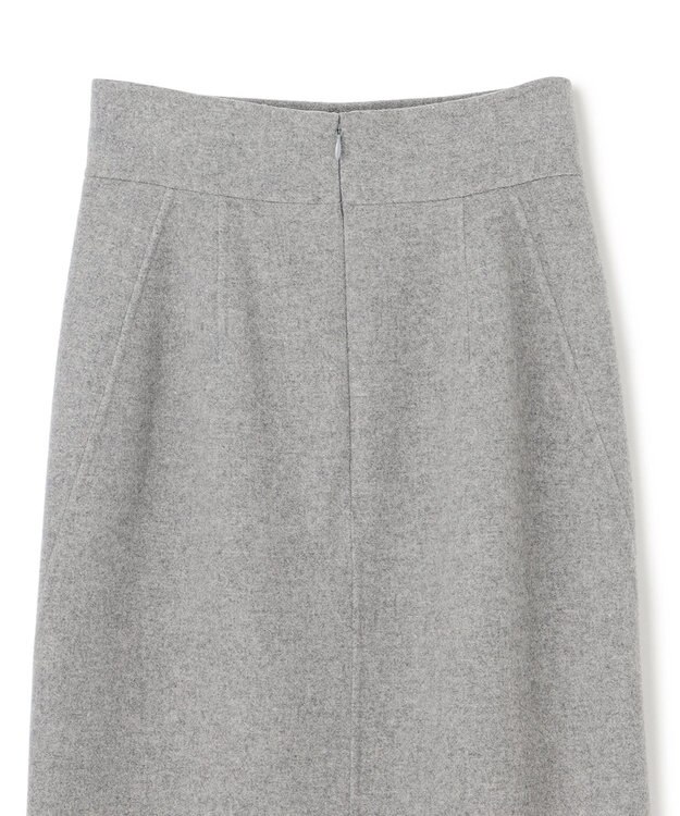 BEIGE， CHAMPIONNET  / ウールメルトン  Iラインスカート Gray