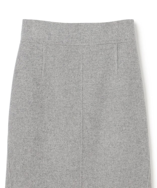 BEIGE， CHAMPIONNET  / ウールメルトン  Iラインスカート Gray