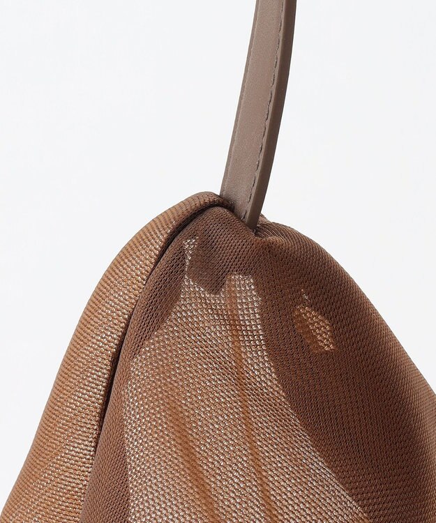 UNFILO シアー ショルダーバッグ ブラウン