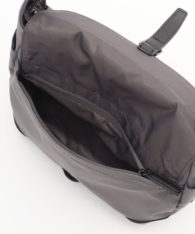 Y'SACCS ミリタリーフラップミニショルダー ダークグレー