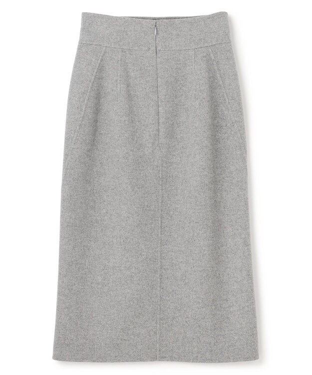 BEIGE， CHAMPIONNET  / ウールメルトン  Iラインスカート Gray