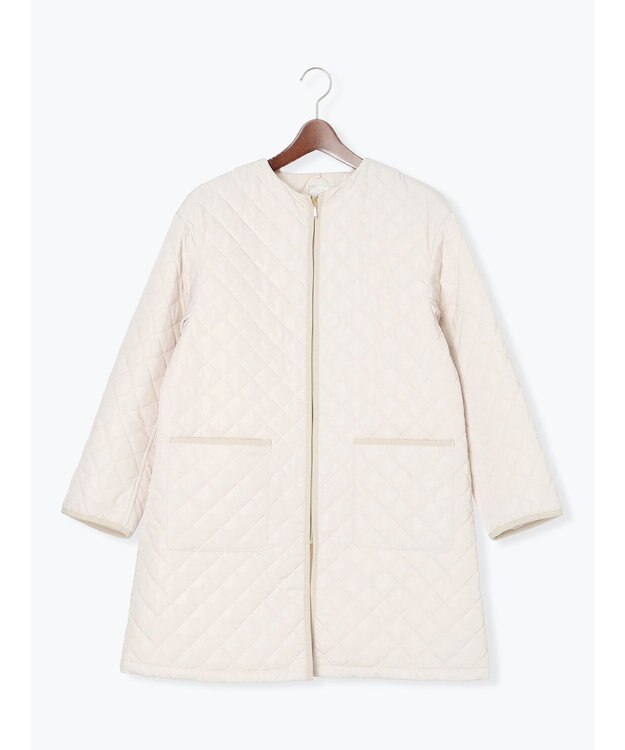 Te chichi キルティングミドルコート オフホワイト