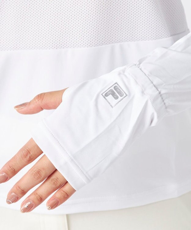 FILA GOLF／marie claire 【FILA GOLF】クルーネックインナーシャツ ホワイト