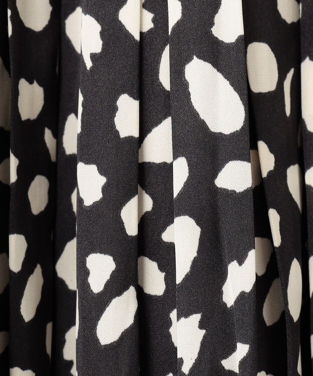 ANY KIDS レオパードスカート ブラック系