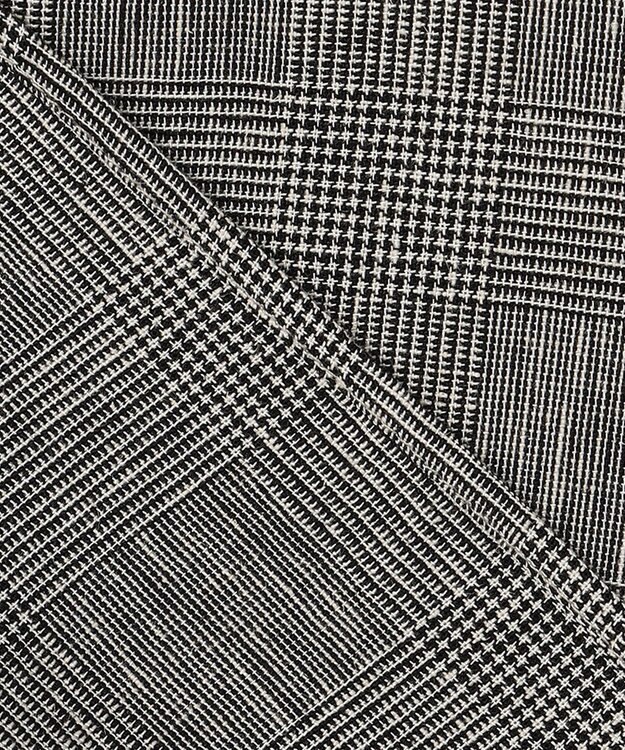 ANY 【洗える】ライトリネンクロスフレアスリーブ ブラウス グレンチェック