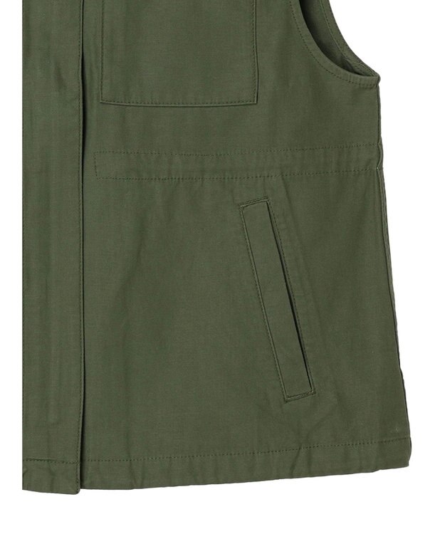 AMERICAN HOLIC ミリタリーアウトポケットベスト Khaki