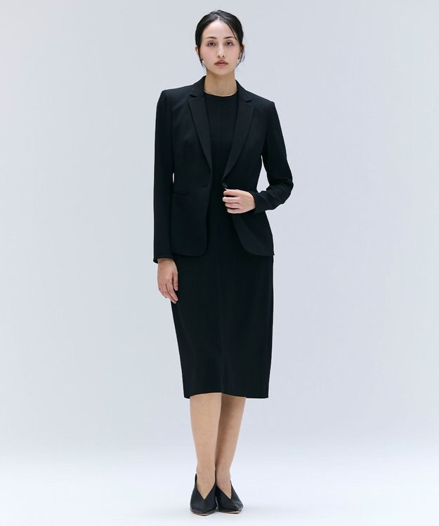 BEIGE， 【洗える・L-size】CINDY / テーラードジャケット Black