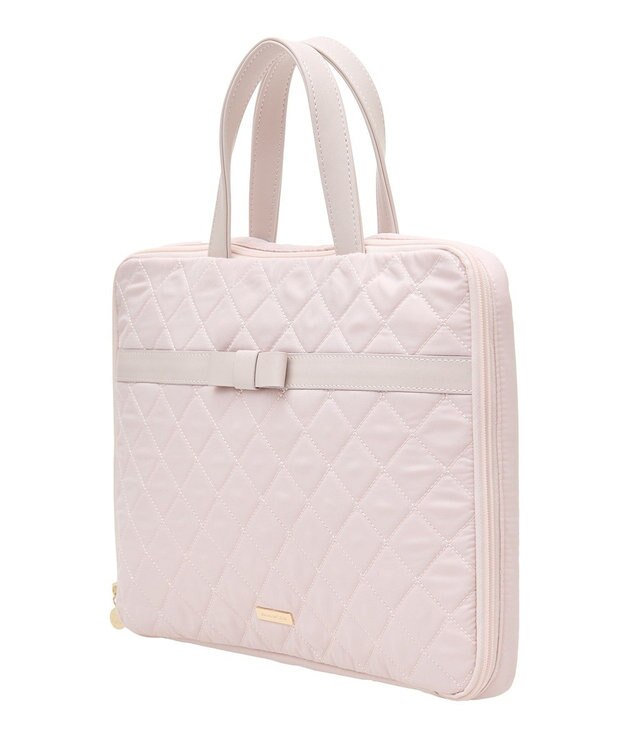 Maison de FLEUR オペラリボンキルトPCケース Pink