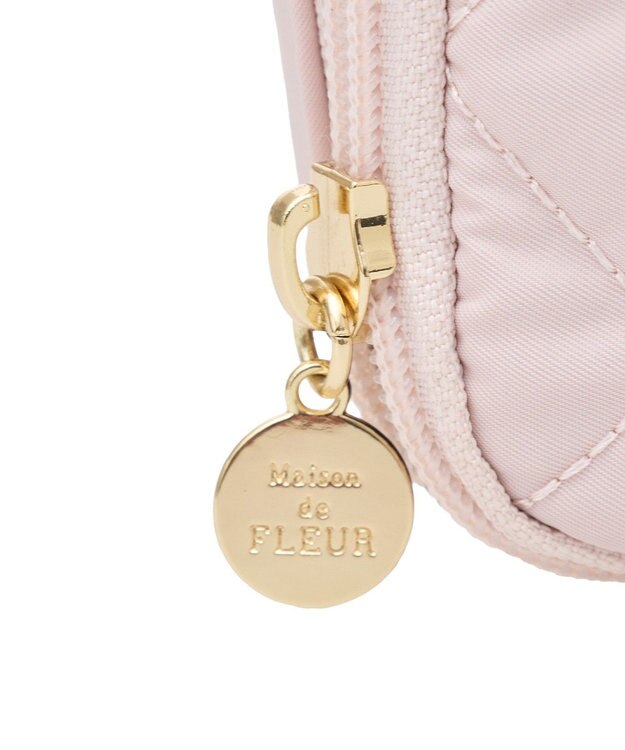Maison de FLEUR オペラリボンキルトPCケース Pink