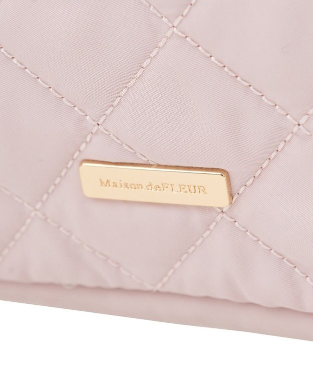 Maison de FLEUR オペラリボンキルトPCケース Pink