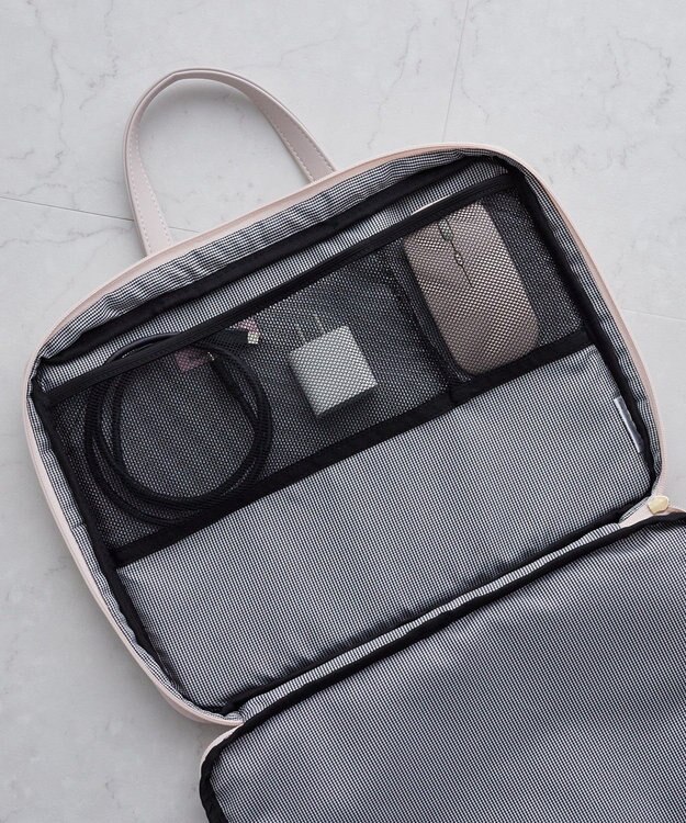 Maison de FLEUR オペラリボンキルトPCケース Pink