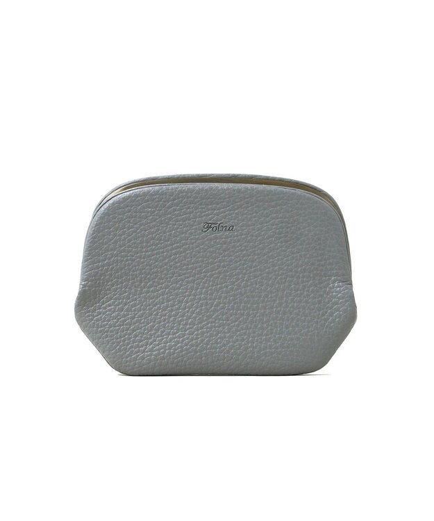 FOLNA RD ショート天溝がま口 財布 グレー