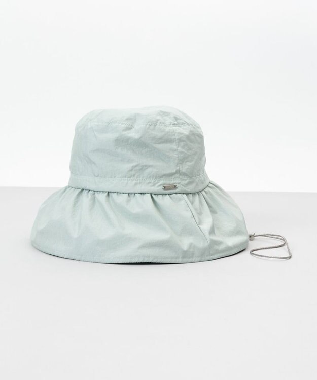 AURORA 【 Beaurance （ビューランス）】サマーシールドはっ水カサブランカ風クロッシェハット ライトグリーン