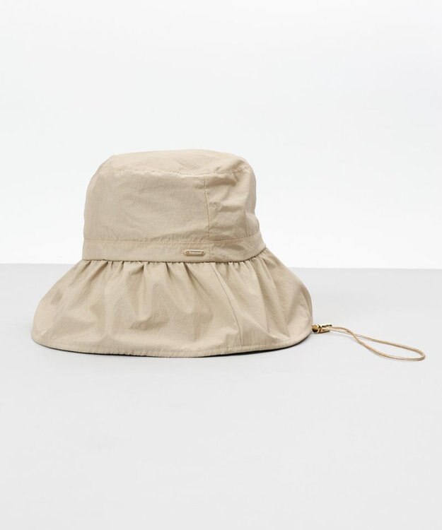 AURORA 【 Beaurance （ビューランス）】サマーシールドはっ水カサブランカ風クロッシェハット ライトベージュ