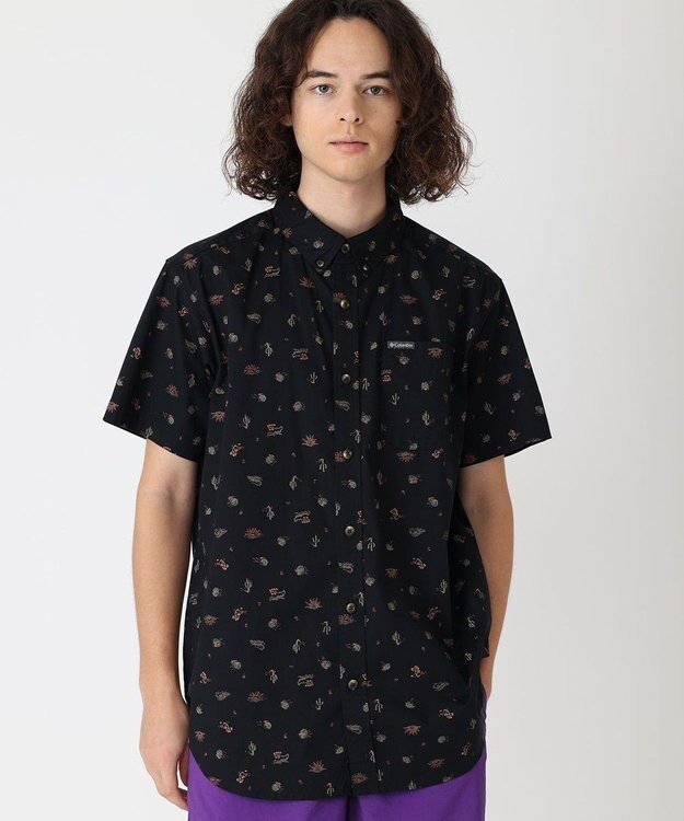 Columbia Columbia/ ラピッドリバーズプリントショートスリーブシャツ /コロンビア Black Deserted