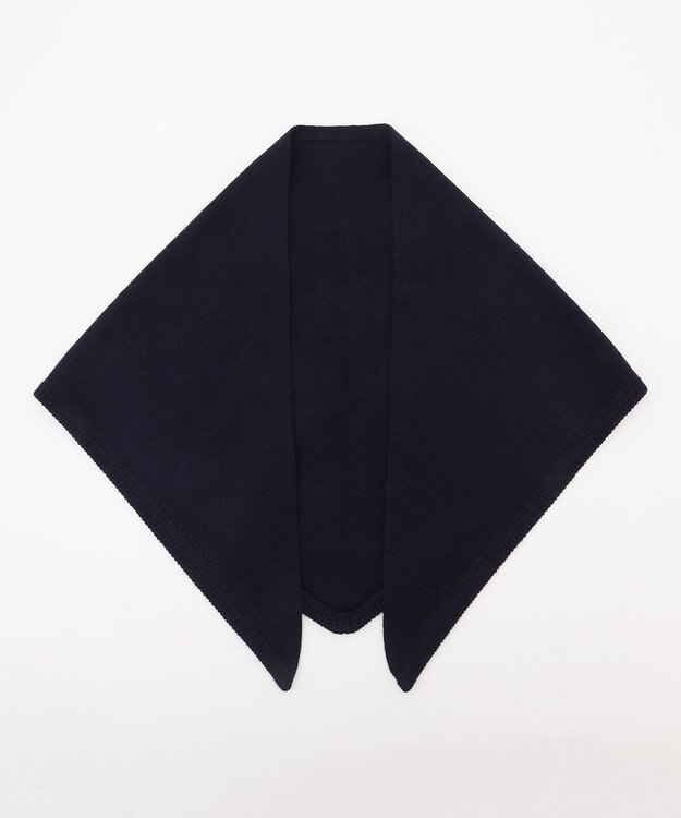 23区 【SLOW/一部店舗限定】ソフトウール ニット ストール ネイビー系