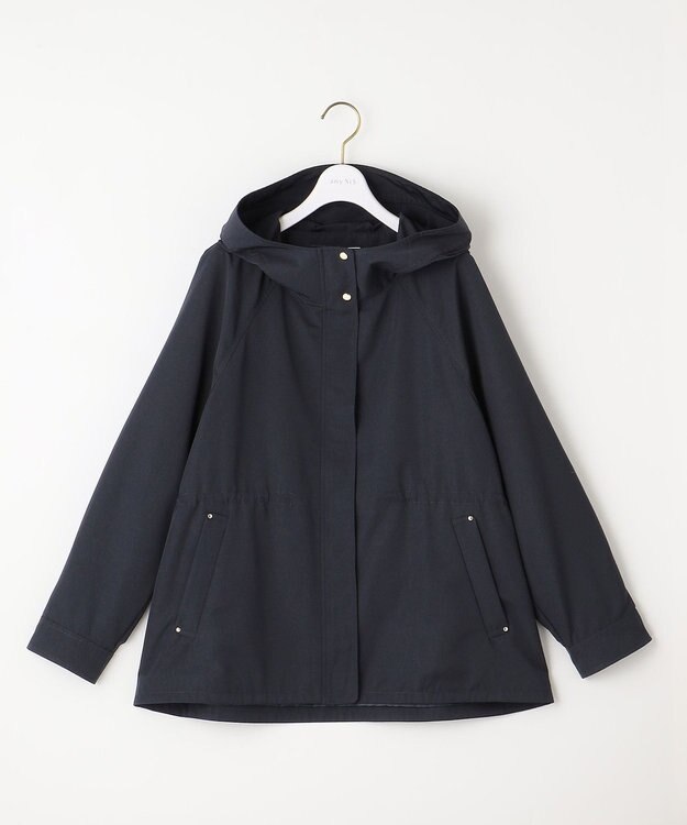 ANY SIS L 【撥水】フーディショート ブルゾン ネイビー