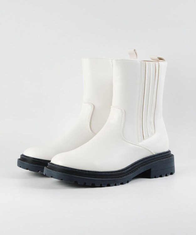 BONTRE 【MIONOTIS/ミオノティス】ラギットソールサイドゴアブーツ/40813 アイボリー