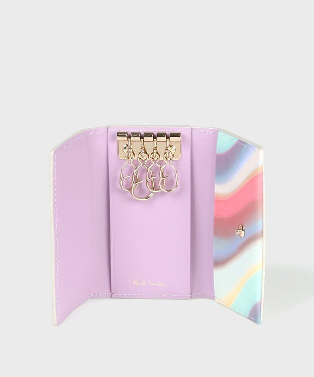 Paul Smith スプレースワールトリム キーケース アイボリー