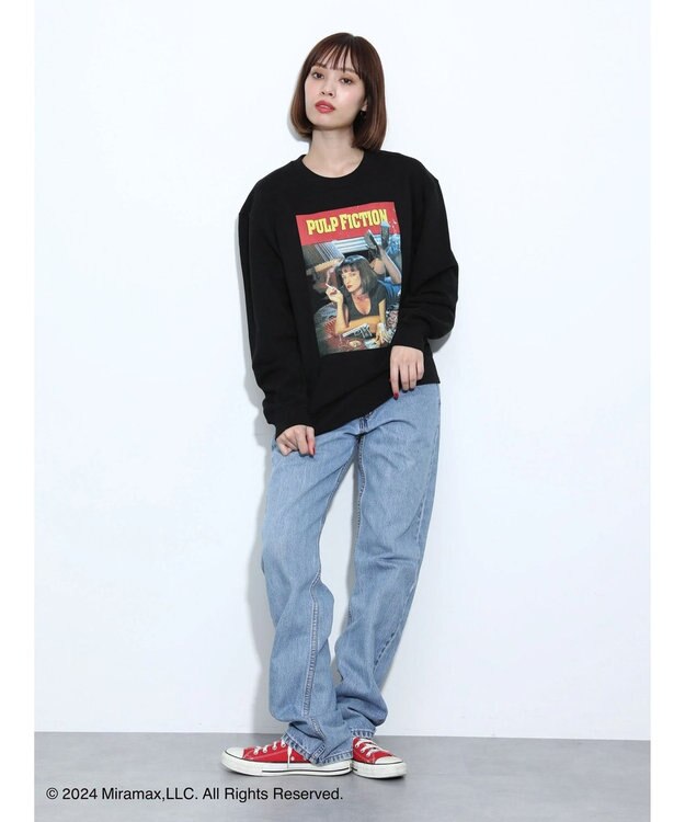 Green Parks ■ＰＵＬＰ　ＦＩＣＴＩＯＮ　ポスターｐｔスウェット Black