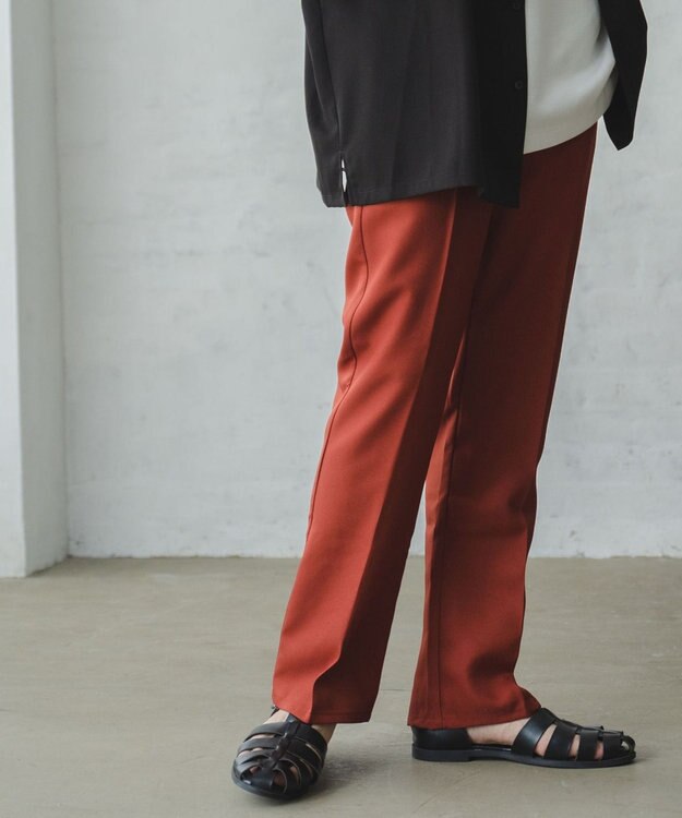 WEGO セミフレアスラックス ダークオレンジ