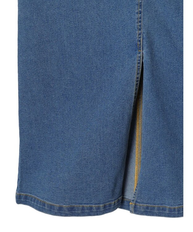 Green Parks ＧＵＭストレッチタイトデニムスカート Light Blue