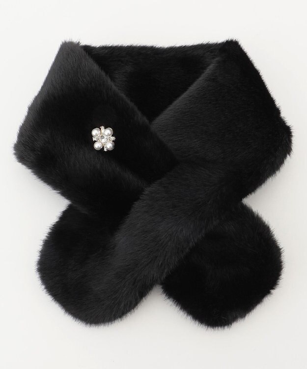 TOCCA BIJOUX MINI FURTIPPET ティペット ブラック系