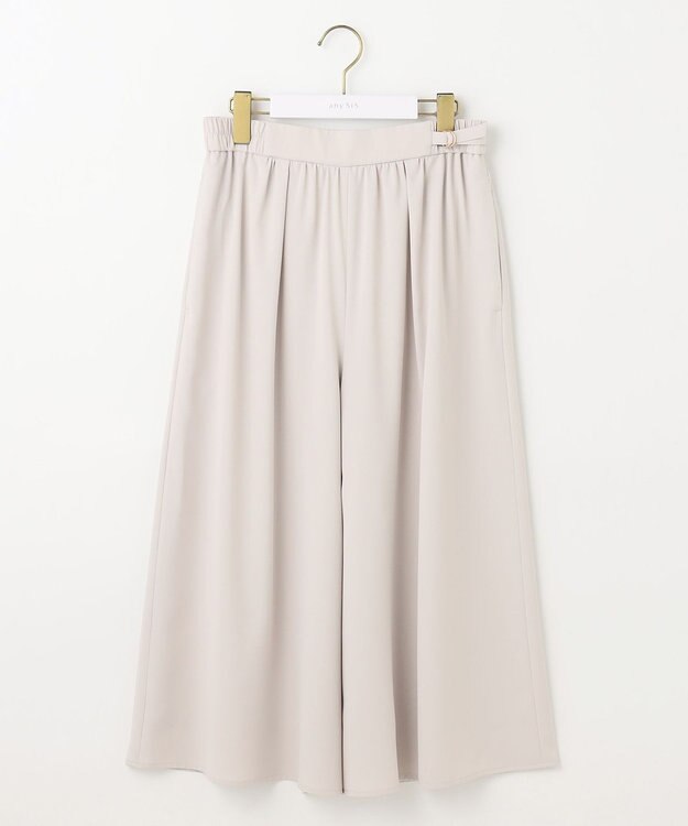 ANY SIS 【接触冷感・UVカット・吸水速乾】サラキレイワイド パンツ アイボリー