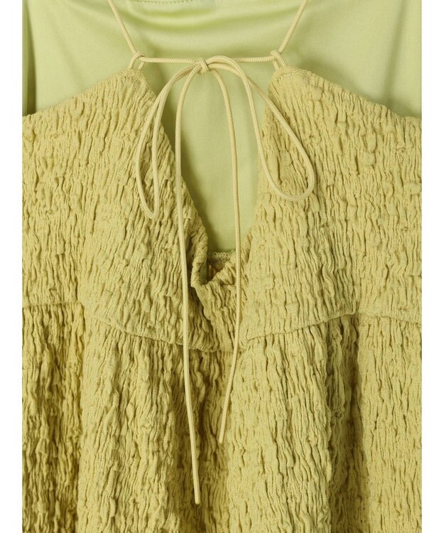 Green Parks カットＪＱキャミソール Light Green