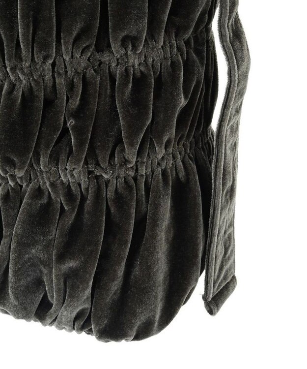 Green Parks ａｎｄｍｉｋｋａ　シャーリングベロアトートバッグ Khaki