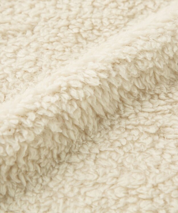 MIKI HOUSE HOT BISCUITS 【80-110cm】 顔ドン ボアフリーストレーナー アイボリー