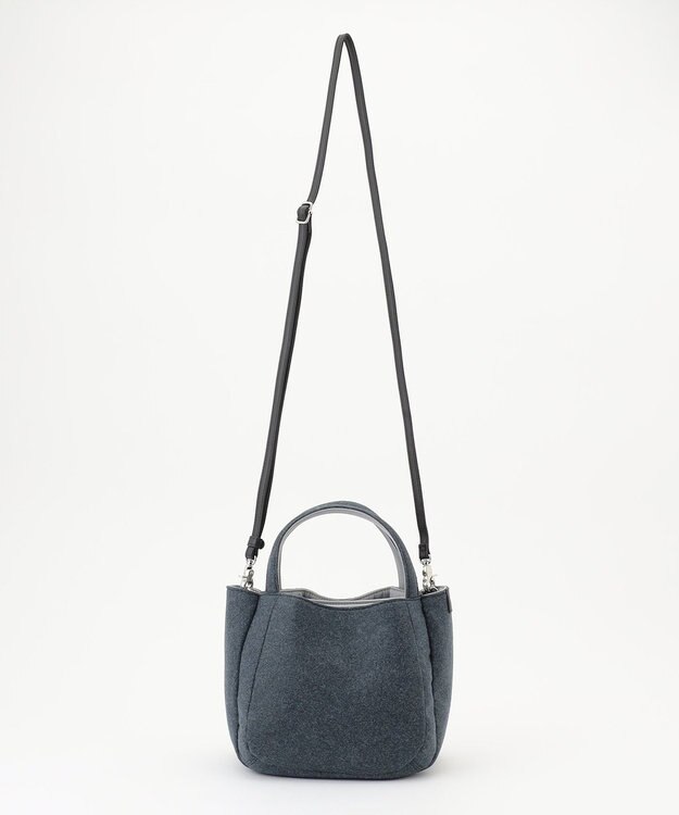 Y'SACCS フェルトトート　SSサイズ ダークグレー