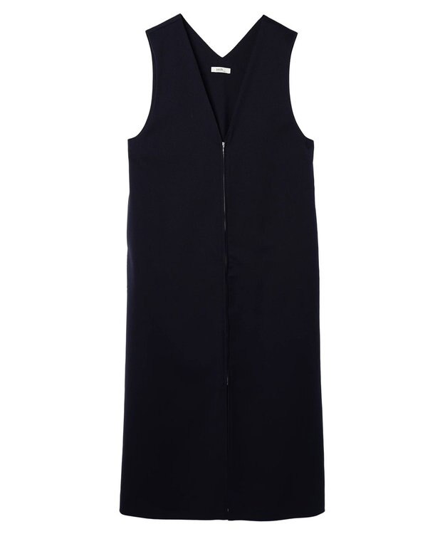 earth music&ecology ジップジレワンピース Navy