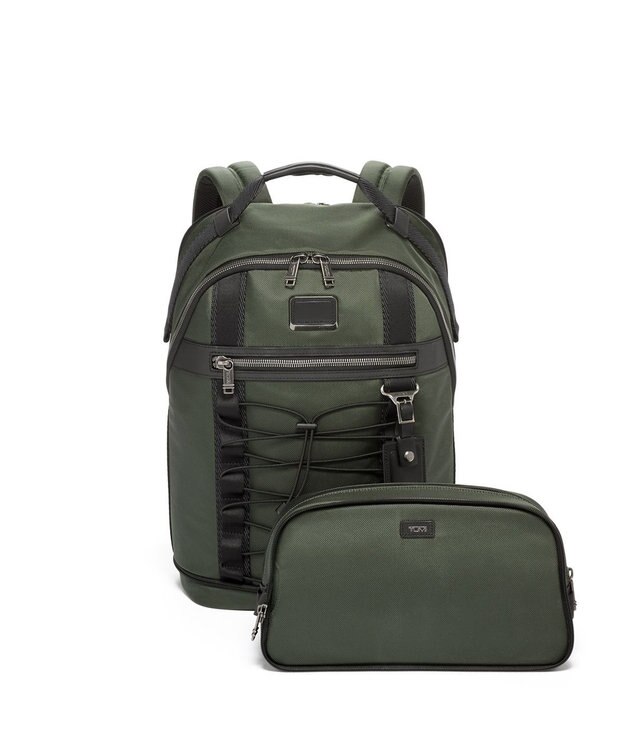 TUMI メンズ  ALPHA BRAVO 「インファントリー」ツー・イン・ワン・バックパック SPRUCE