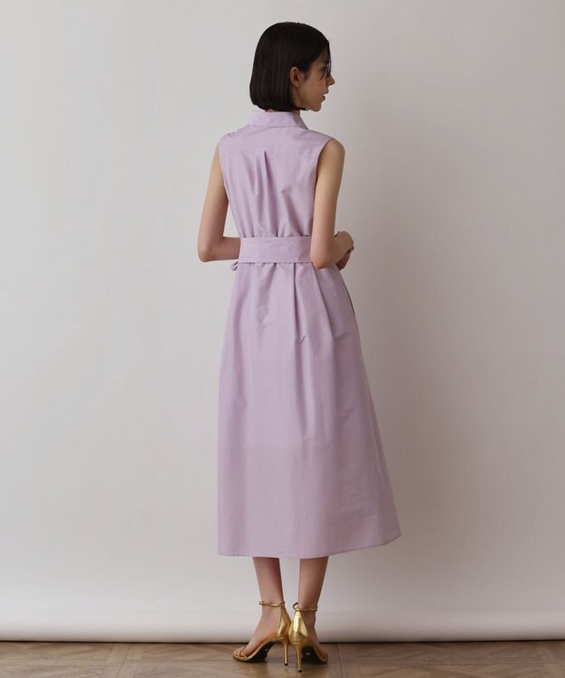GRACE CONTINENTAL トリアセコットンワンピース ラベンダー