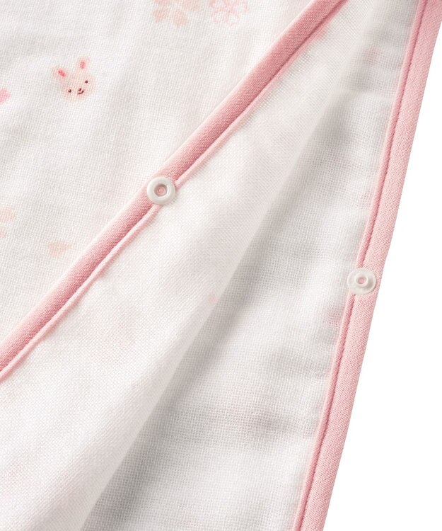 MIKI HOUSE HOT BISCUITS 【ミキハウス】 ガーゼスリーパー ピンク