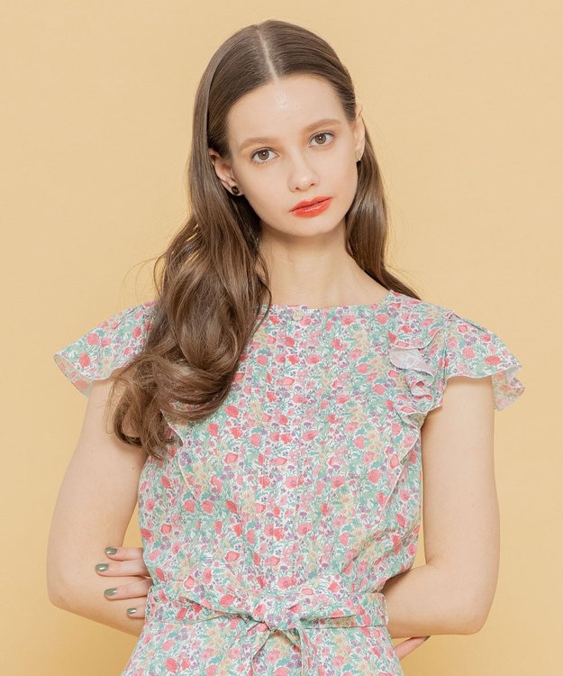 TOCCA 【LIBERTY社オリジナル素材】【洗える！】FLORAL STORY ブラウス ピンク系5