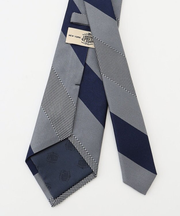 J.PRESS MEN 【STRUCTURE MIX COLLECTION】レジメンタル  ネクタイ ブラック系2